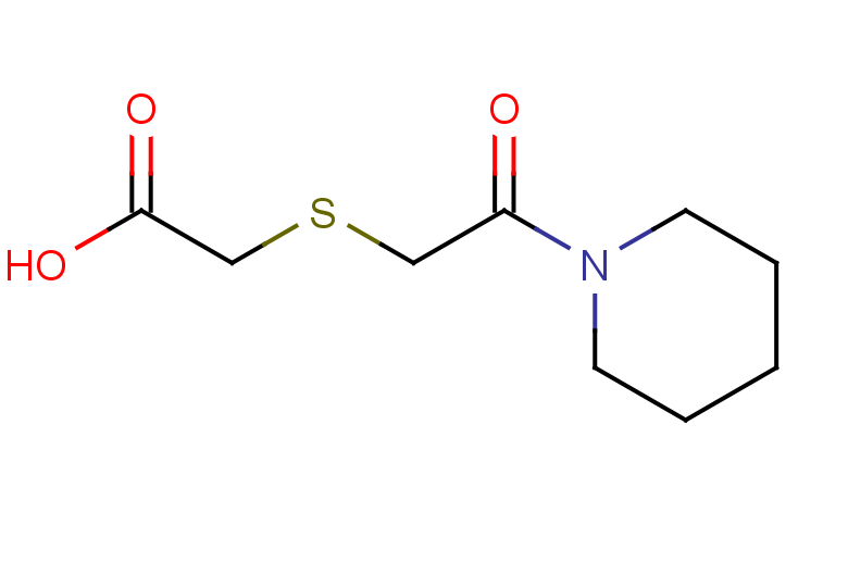 2-{[2-oxo-2-(piperidin-1-yl)ethyl]sulfanyl}acetic acid