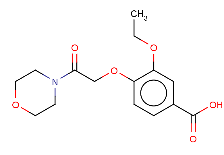 3-ethoxy-4-[2-(morpholin-4-yl)-2-oxoethoxy]benzoic acid