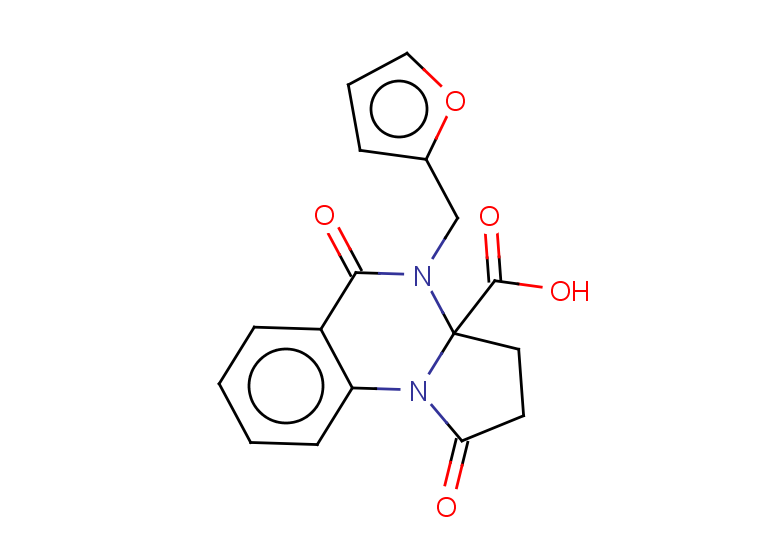4-(furan-2-ylmethyl)-1,5-dioxo-1H,2H,3H,3aH,4H,5H-pyrrolo[1,2-a]quinazoline-3a-carboxylic acid