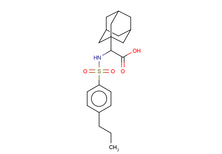 2-(adamantan-1-yl)-2-(4-propylbenzenesulfonamido)acetic acid