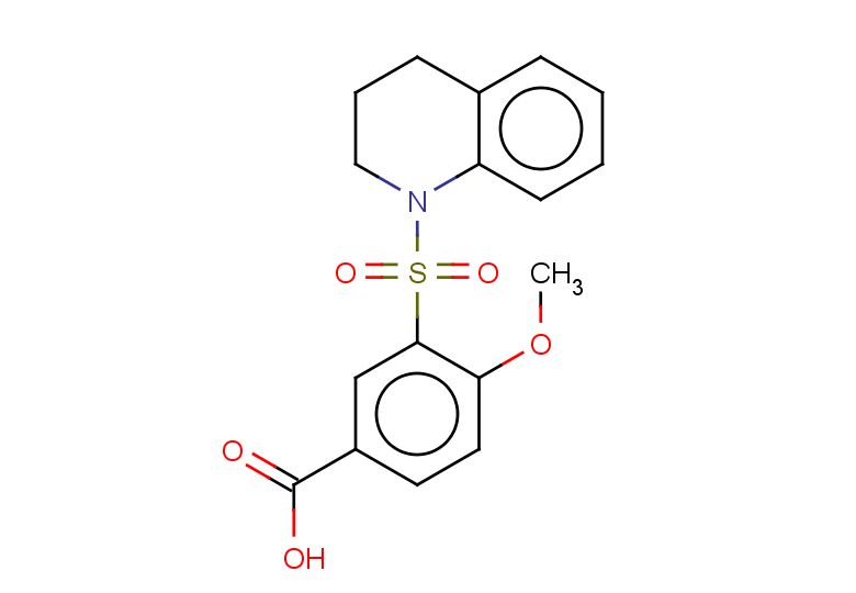 4-methoxy-3-(1,2,3,4-tetrahydroquinoline-1-sulfonyl)benzoic acid