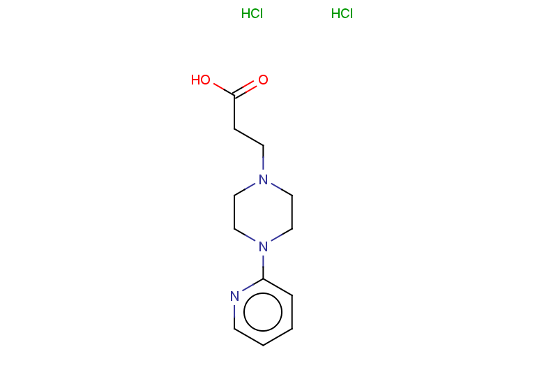 3-[4-(pyridin-2-yl)piperazin-1-yl]propanoic acid dihydrochloride