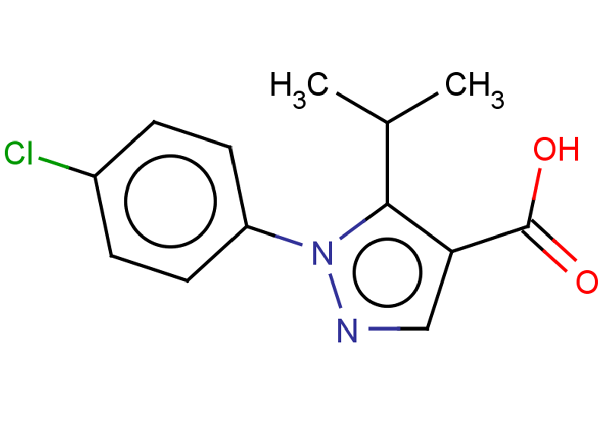 1-(4-chlorophenyl)-5-(propan-2-yl)-1H-pyrazole-4-carboxylic acid