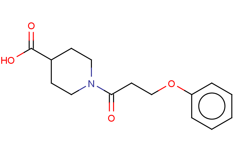 1-(3-phenoxypropanoyl)piperidine-4-carboxylic acid
