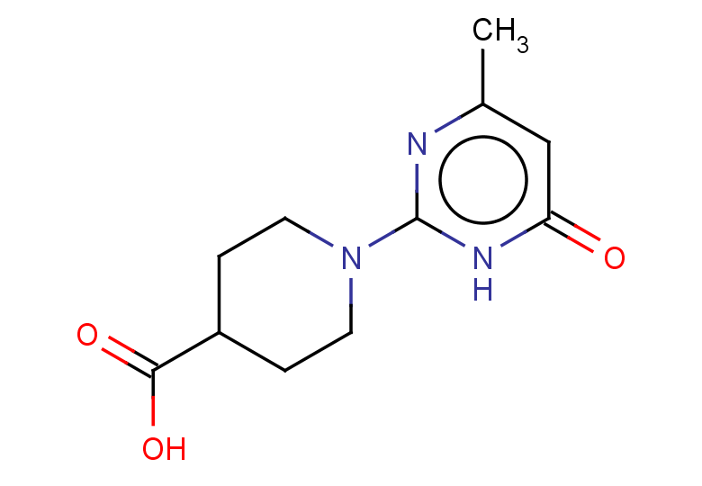 1-(4-methyl-6-oxo-1,6-dihydropyrimidin-2-yl)piperidine-4-carboxylic acid
