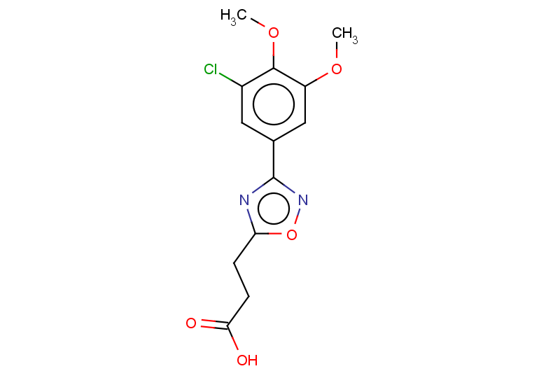 3-[3-(3-chloro-4,5-dimethoxyphenyl)-1,2,4-oxadiazol-5-yl]propanoic acid