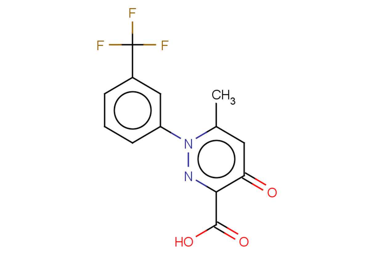 6-methyl-4-oxo-1-[3-(trifluoromethyl)phenyl]-1,4-dihydropyridazine-3-carboxylic acid