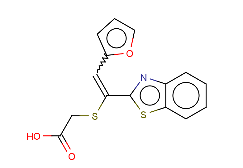 2-{[1-(1,3-benzothiazol-2-yl)-2-(furan-2-yl)ethenyl]sulfanyl}acetic acid