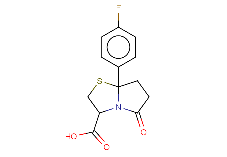 7a-(4-fluorophenyl)-5-oxo-hexahydropyrrolo[2,1-b][1,3]thiazole-3-carboxylic acid