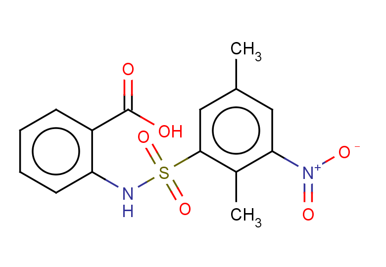 2-(2,5-dimethyl-3-nitrobenzenesulfonamido)benzoic acid