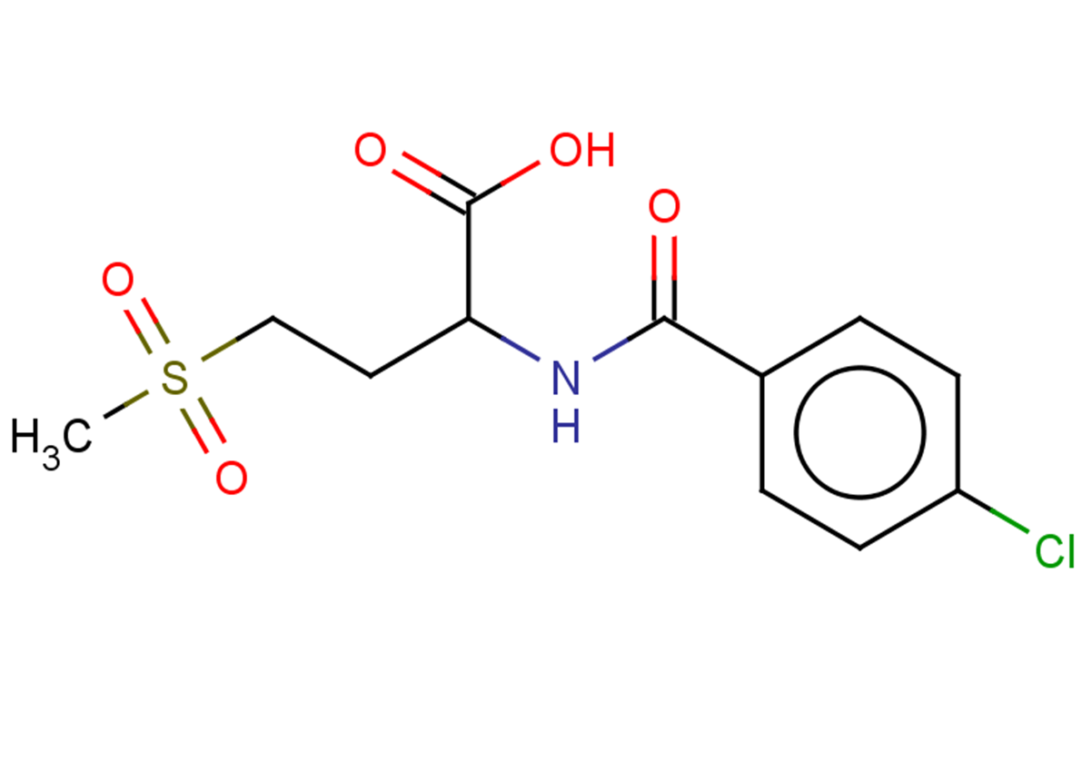 2-[(4-chlorophenyl)formamido]-4-methanesulfonylbutanoic acid