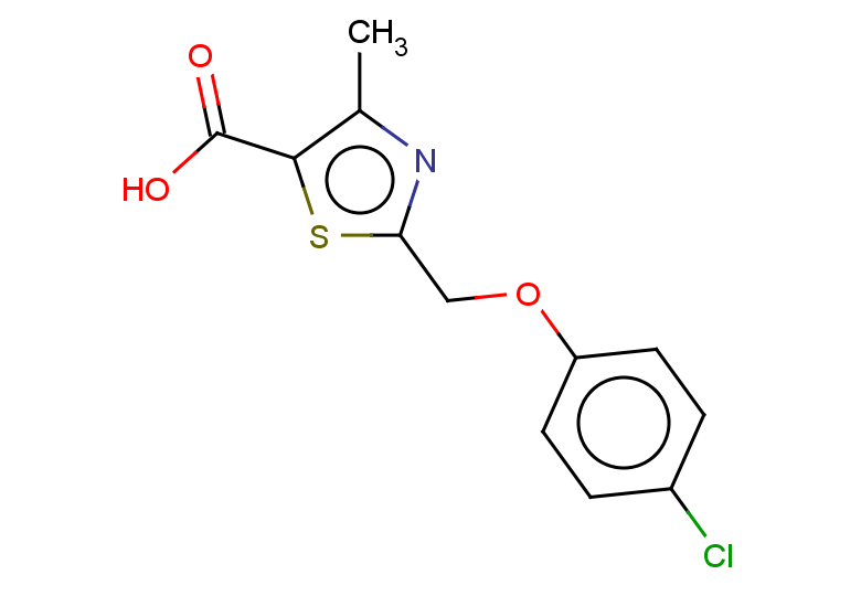 2-(4-chlorophenoxymethyl)-4-methyl-1,3-thiazole-5-carboxylic acid