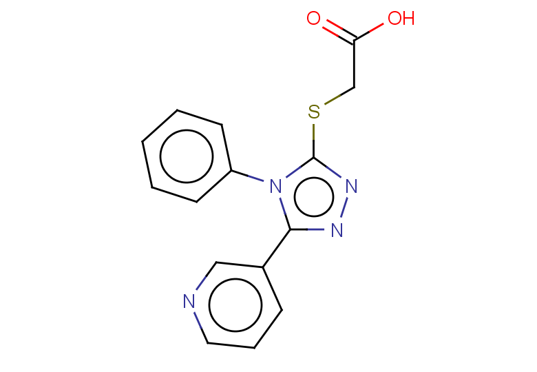 2-{[4-phenyl-5-(pyridin-3-yl)-4H-1,2,4-triazol-3-yl]sulfanyl}acetic acid