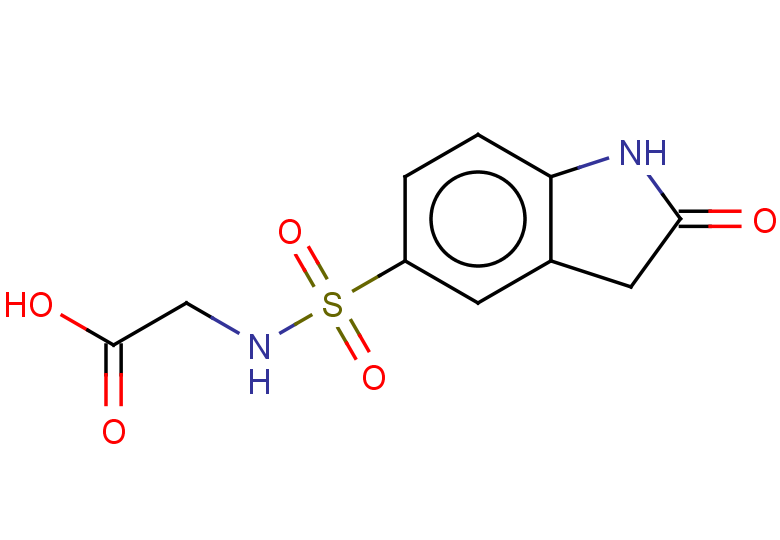 2-(2-oxo-2,3-dihydro-1H-indole-5-sulfonamido)acetic acid