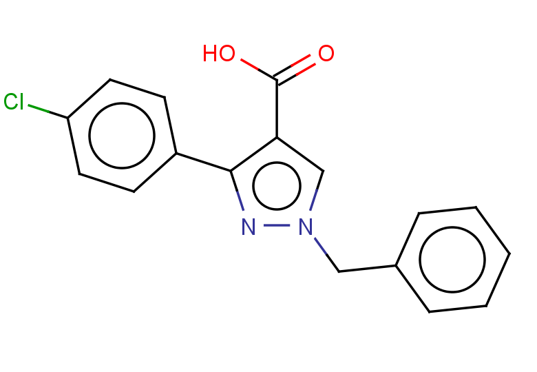 1-benzyl-3-(4-chlorophenyl)-1H-pyrazole-4-carboxylic acid