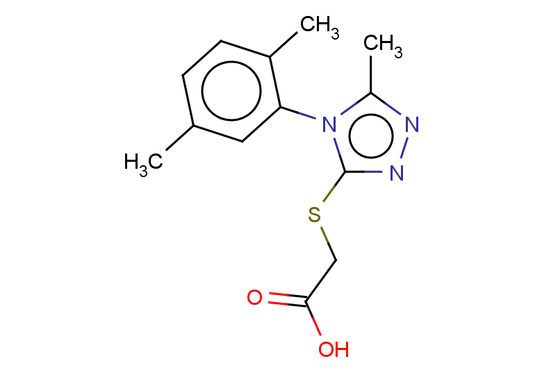 2-{[4-(2,5-dimethylphenyl)-5-methyl-4H-1,2,4-triazol-3-yl]sulfanyl}acetic acid