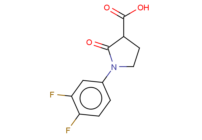 1-(3,4-difluorophenyl)-2-oxopyrrolidine-3-carboxylic acid