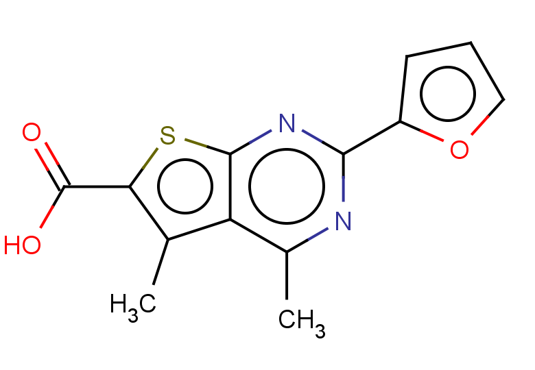2-(furan-2-yl)-4,5-dimethylthieno[2,3-d]pyrimidine-6-carboxylic acid