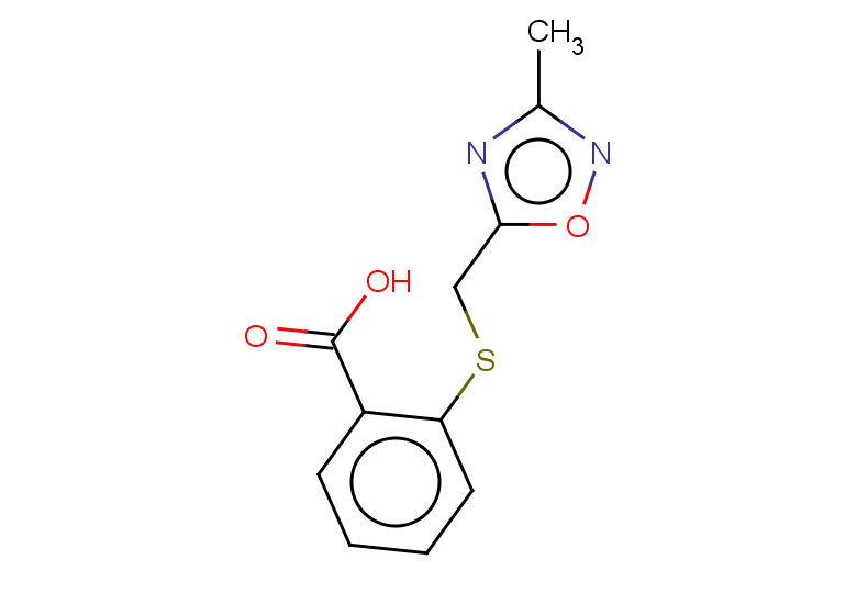 2-{[(3-methyl-1,2,4-oxadiazol-5-yl)methyl]sulfanyl}benzoic acid