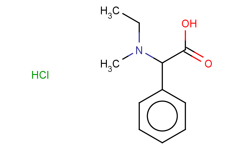 2-[ethyl(methyl)amino]-2-phenylacetic acid hydrochloride