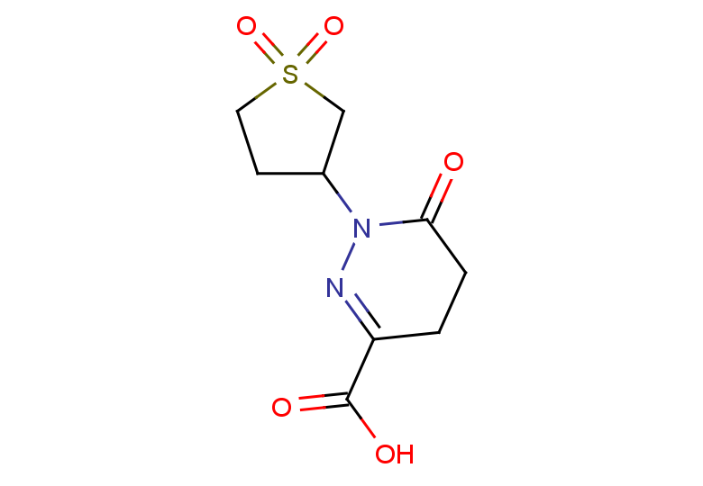 1-(1,1-dioxo-1lambda6-thiolan-3-yl)-6-oxo-1,4,5,6-tetrahydropyridazine-3-carboxylic acid