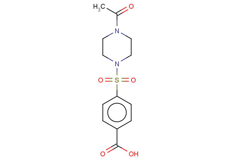 4-[(4-acetylpiperazin-1-yl)sulfonyl]benzoic acid