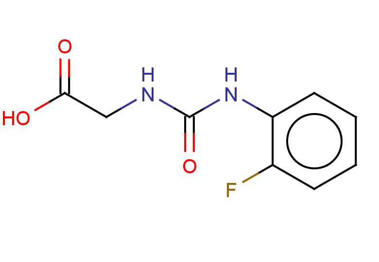 2-{[(2-fluorophenyl)carbamoyl]amino}acetic acid