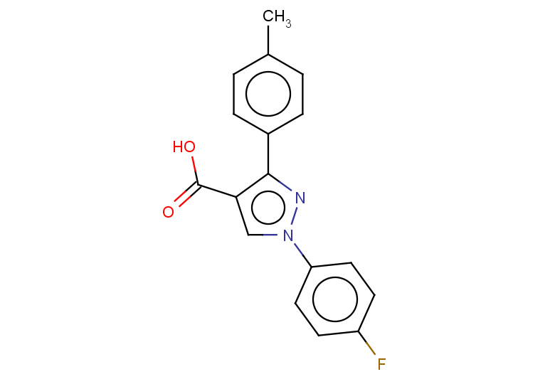 1-(4-fluorophenyl)-3-(4-methylphenyl)-1H-pyrazole-4-carboxylic acid