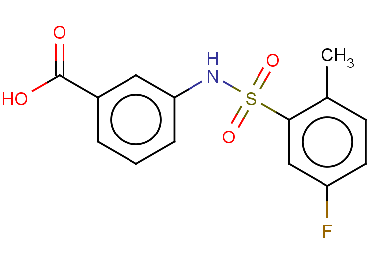 3-(5-fluoro-2-methylbenzenesulfonamido)benzoic acid