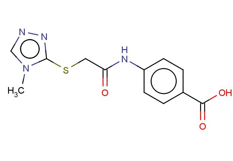 4-{2-[(4-methyl-4H-1,2,4-triazol-3-yl)sulfanyl]acetamido}benzoic acid