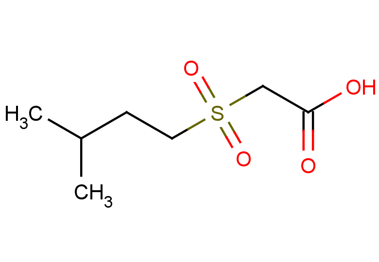 2-(3-methylbutanesulfonyl)acetic acid