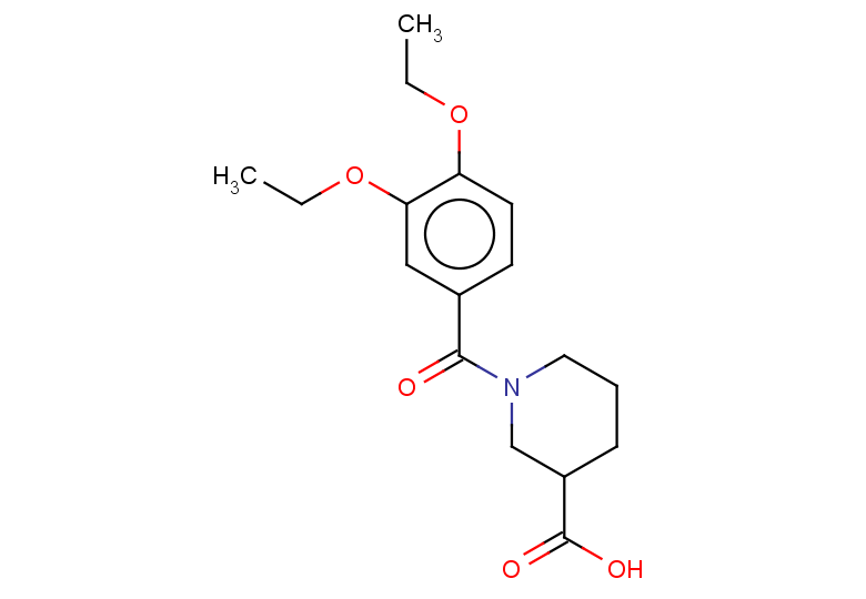1-(3,4-diethoxybenzoyl)piperidine-3-carboxylic acid