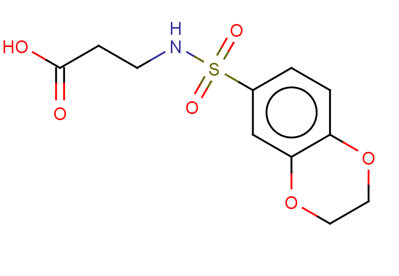 3-(2,3-dihydro-1,4-benzodioxine-6-sulfonamido)propanoic acid