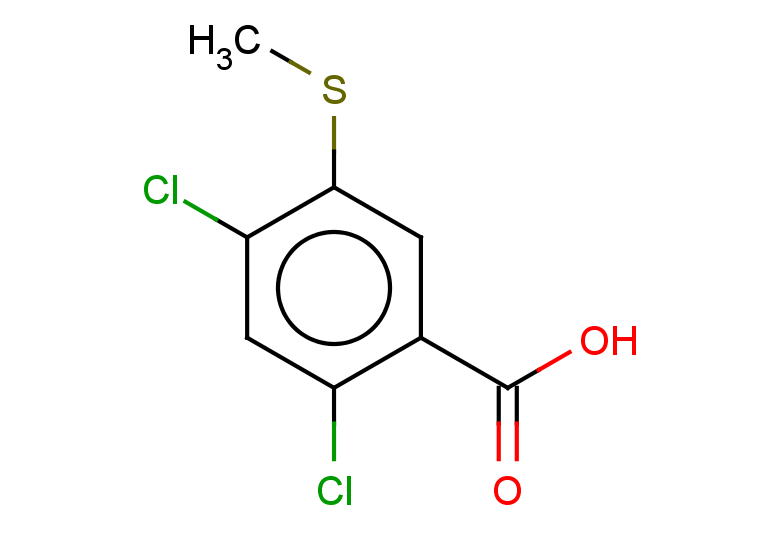 2,4-dichloro-5-(methylsulfanyl)benzoic acid