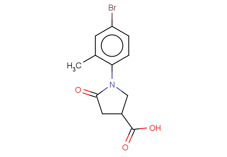 1-(4-bromo-2-methylphenyl)-5-oxopyrrolidine-3-carboxylic acid