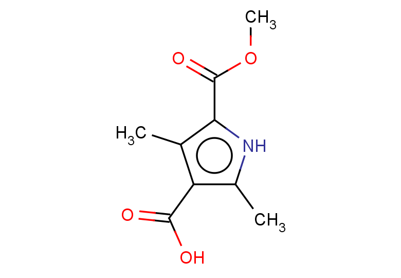 5-(methoxycarbonyl)-2,4-dimethyl-1H-pyrrole-3-carboxylic acid