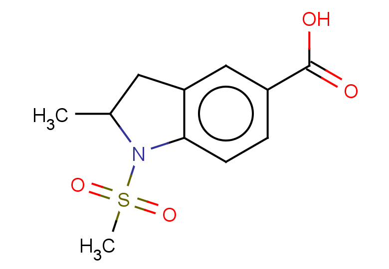 1-methanesulfonyl-2-methyl-2,3-dihydro-1H-indole-5-carboxylic acid