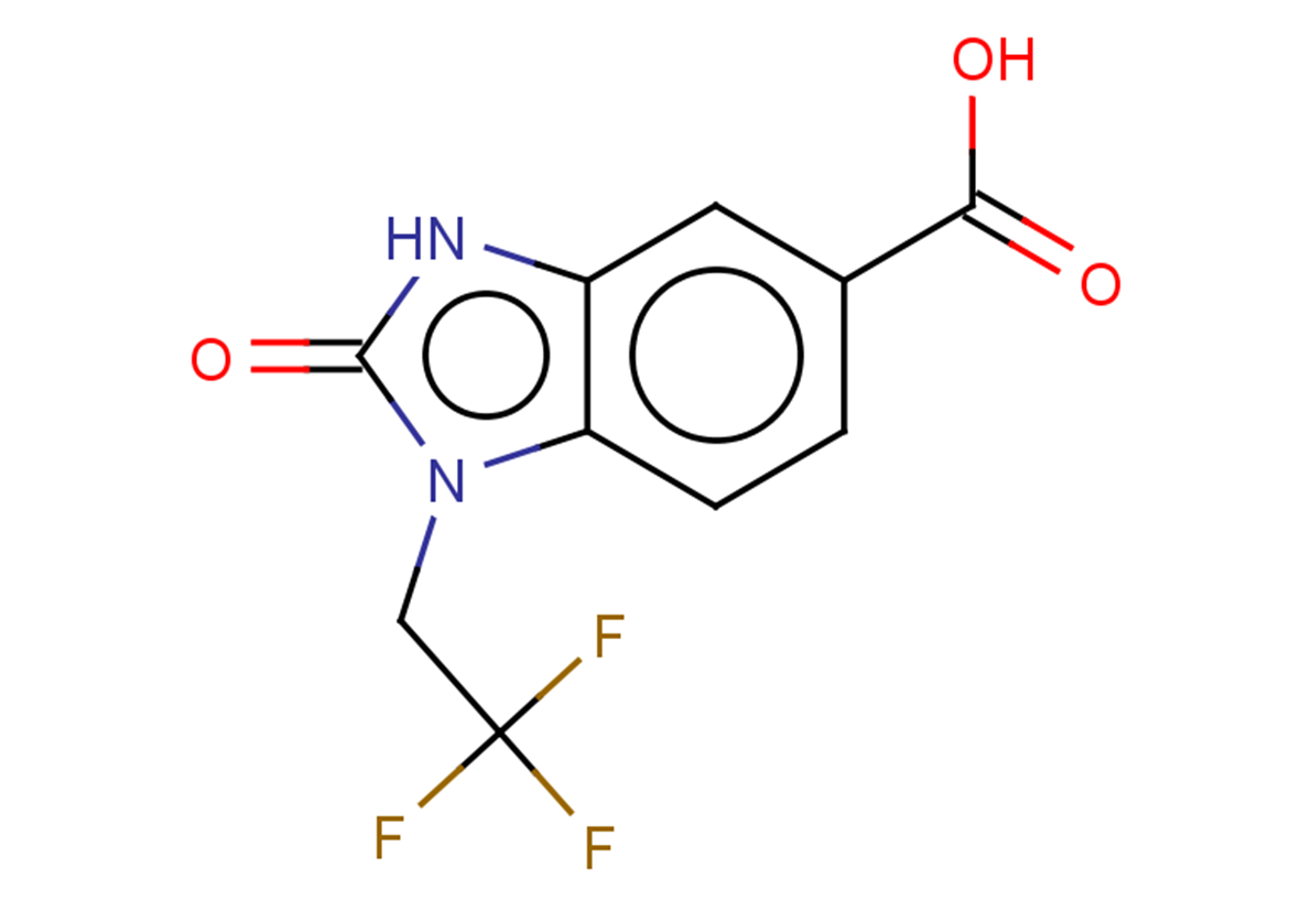 2-oxo-1-(2,2,2-trifluoroethyl)-2,3-dihydro-1H-1,3-benzodiazole-5-carboxylic acid