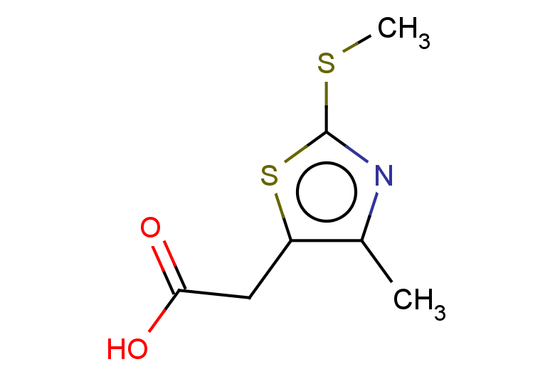 2-[4-methyl-2-(methylsulfanyl)-1,3-thiazol-5-yl]acetic acid