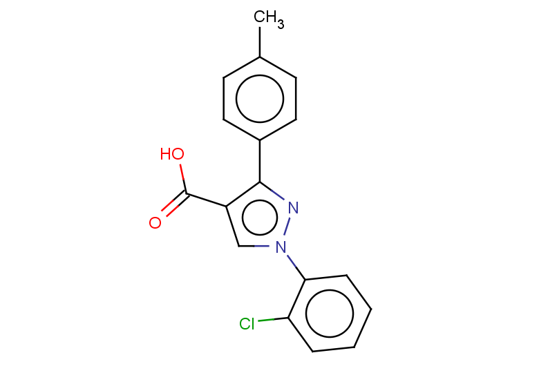 1-(2-chlorophenyl)-3-(4-methylphenyl)-1H-pyrazole-4-carboxylic acid