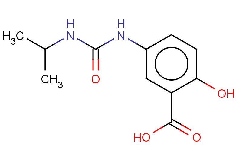2-hydroxy-5-{[(propan-2-yl)carbamoyl]amino}benzoic acid