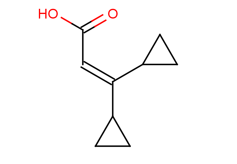 3,3-dicyclopropylprop-2-enoic acid