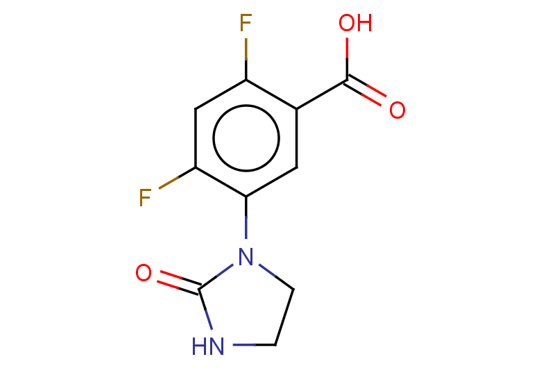 2,4-difluoro-5-(2-oxoimidazolidin-1-yl)benzoic acid