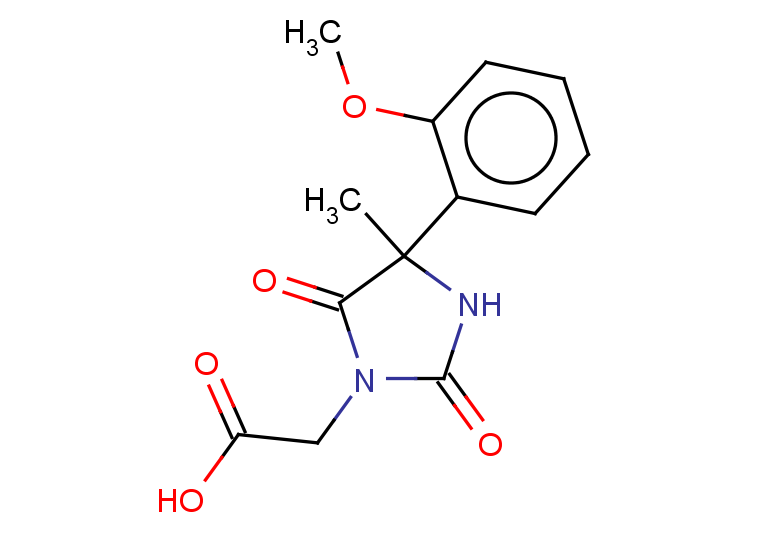 2-[4-(2-methoxyphenyl)-4-methyl-2,5-dioxoimidazolidin-1-yl]acetic acid
