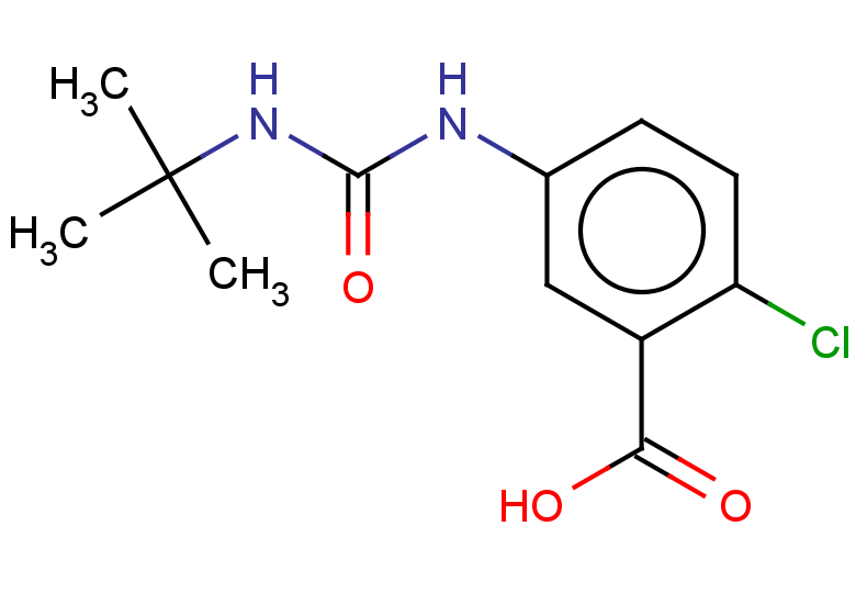 5-[(tert-butylcarbamoyl)amino]-2-chlorobenzoic acid