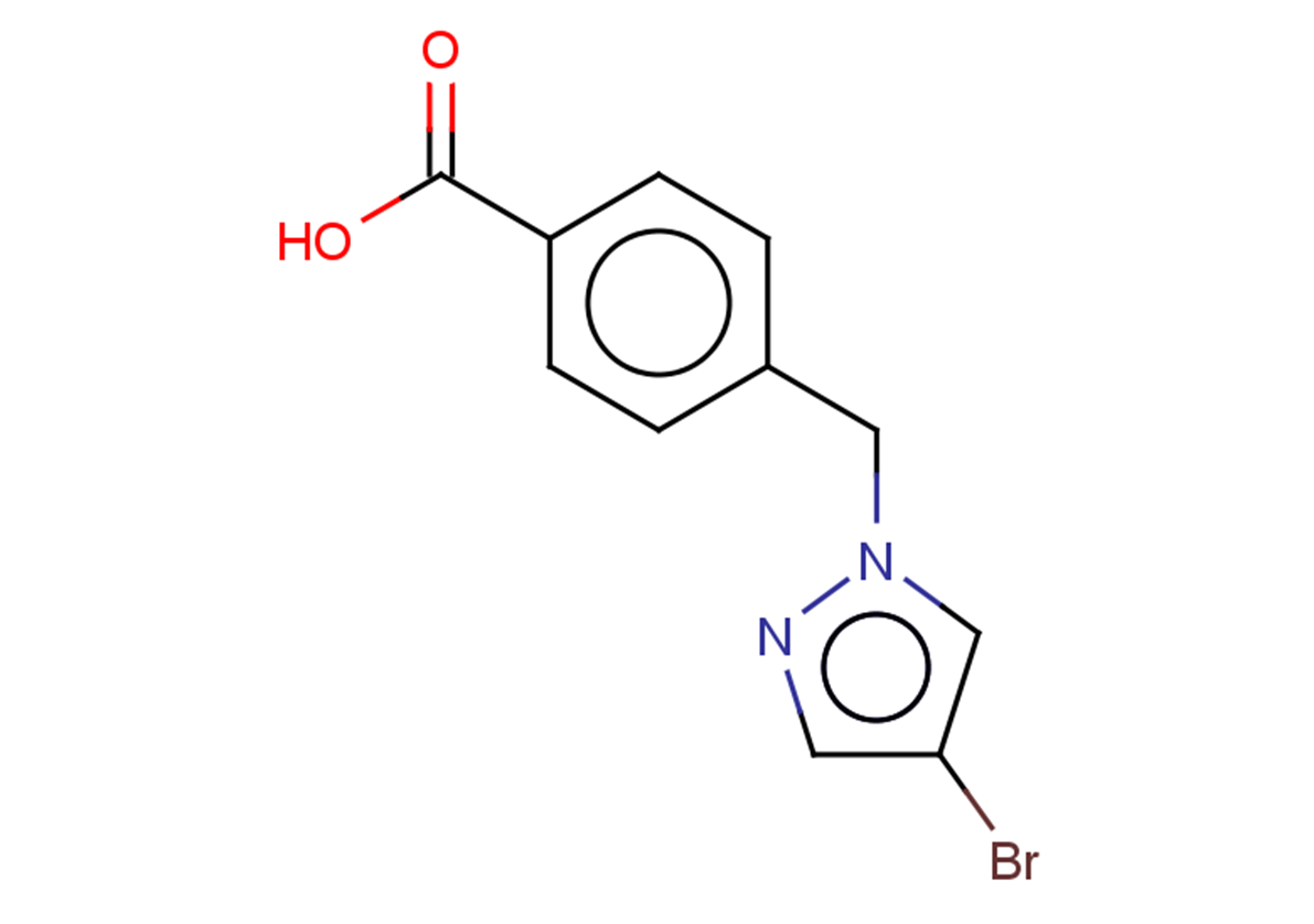 4-[(4-bromo-1H-pyrazol-1-yl)methyl]benzoic acid