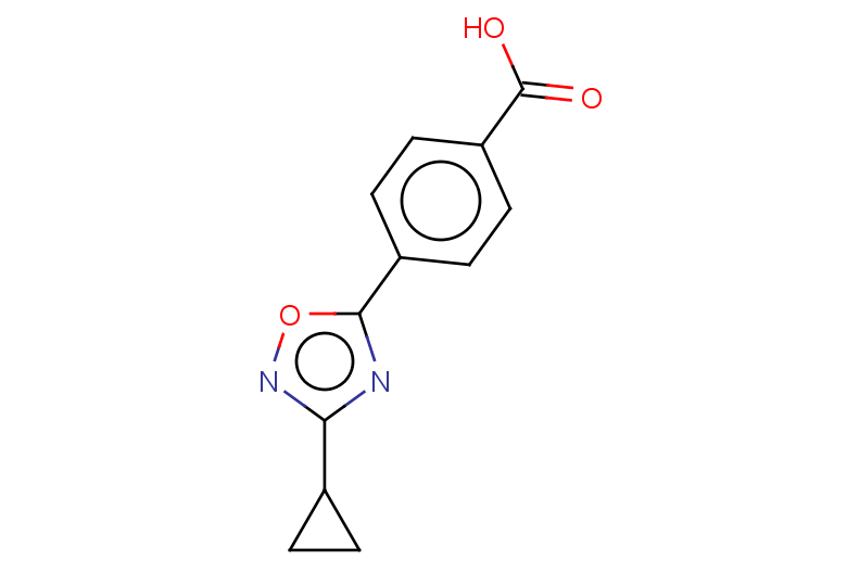 4-(3-cyclopropyl-1,2,4-oxadiazol-5-yl)benzoic acid
