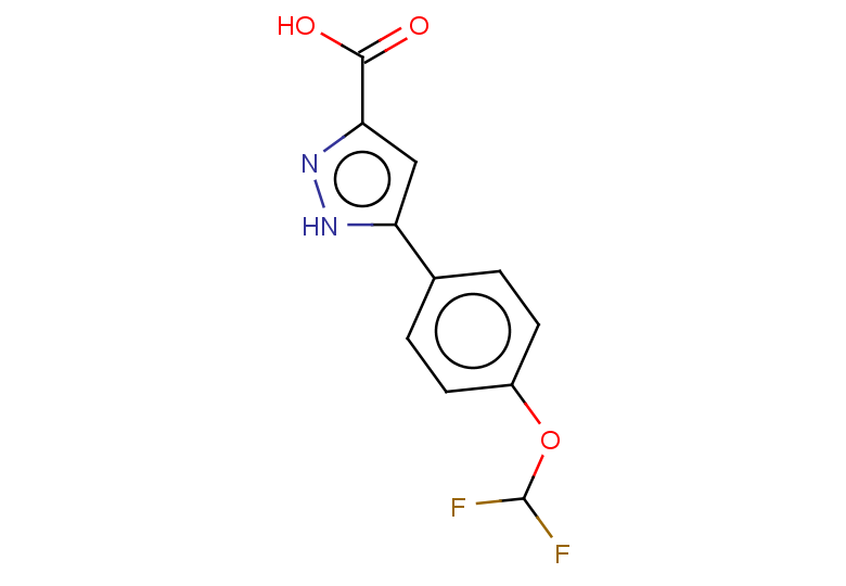 5-[4-(difluoromethoxy)phenyl]-1H-pyrazole-3-carboxylic acid