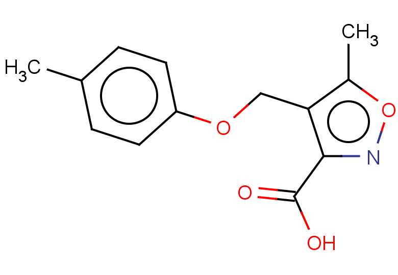 5-methyl-4-(4-methylphenoxymethyl)-1,2-oxazole-3-carboxylic acid