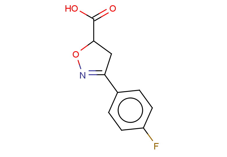 3-(4-fluorophenyl)-4,5-dihydro-1,2-oxazole-5-carboxylic acid